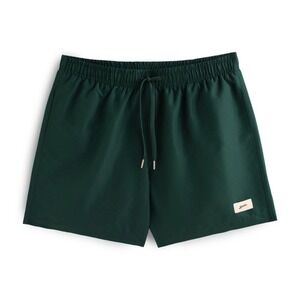 Bather Swim Trunks Mens XL Board Shorts Solid Pine Green‎ Bathing Suit NWT $90